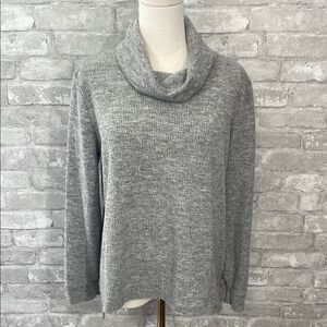 W5 Gray Cowl Neck Sweater with Relaxed Fit
